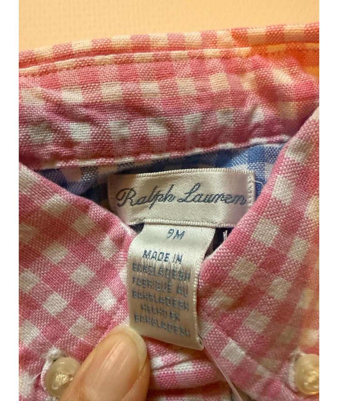 POLO RALPH LAUREN Мульти хлопковый боди / песочник, фото 4