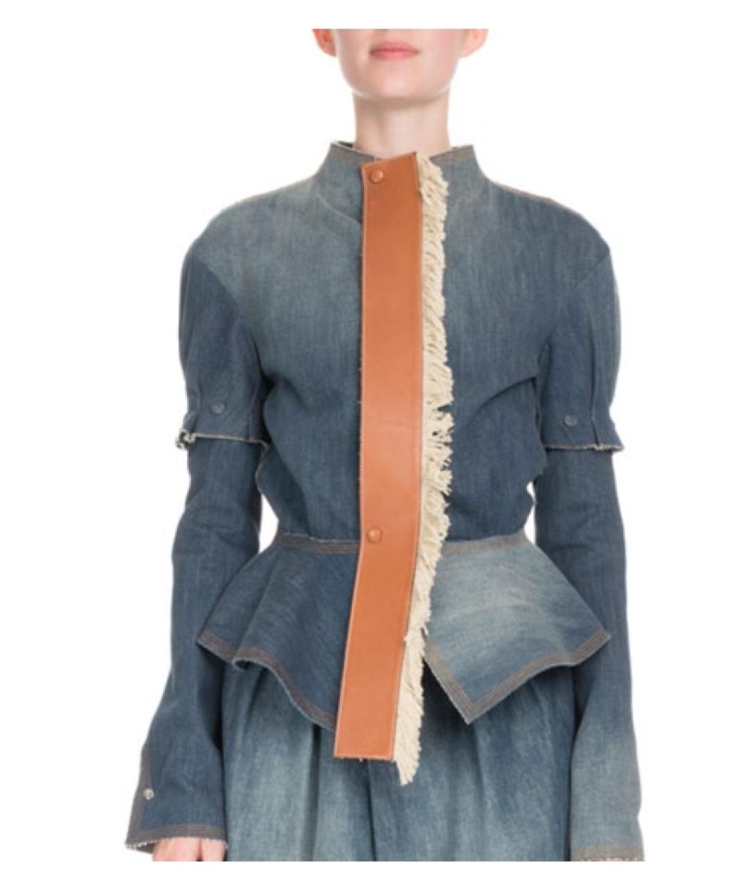 LOEWE Синяя хлопковая куртка, фото 2