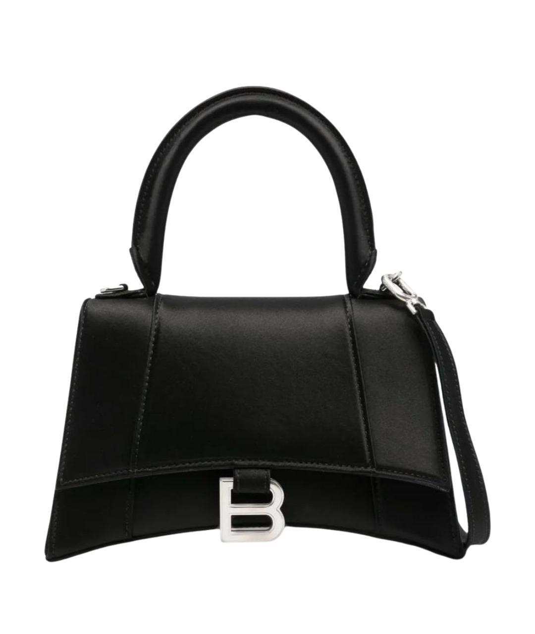 BALENCIAGA Черная шелковая сумка через плечо, фото 1