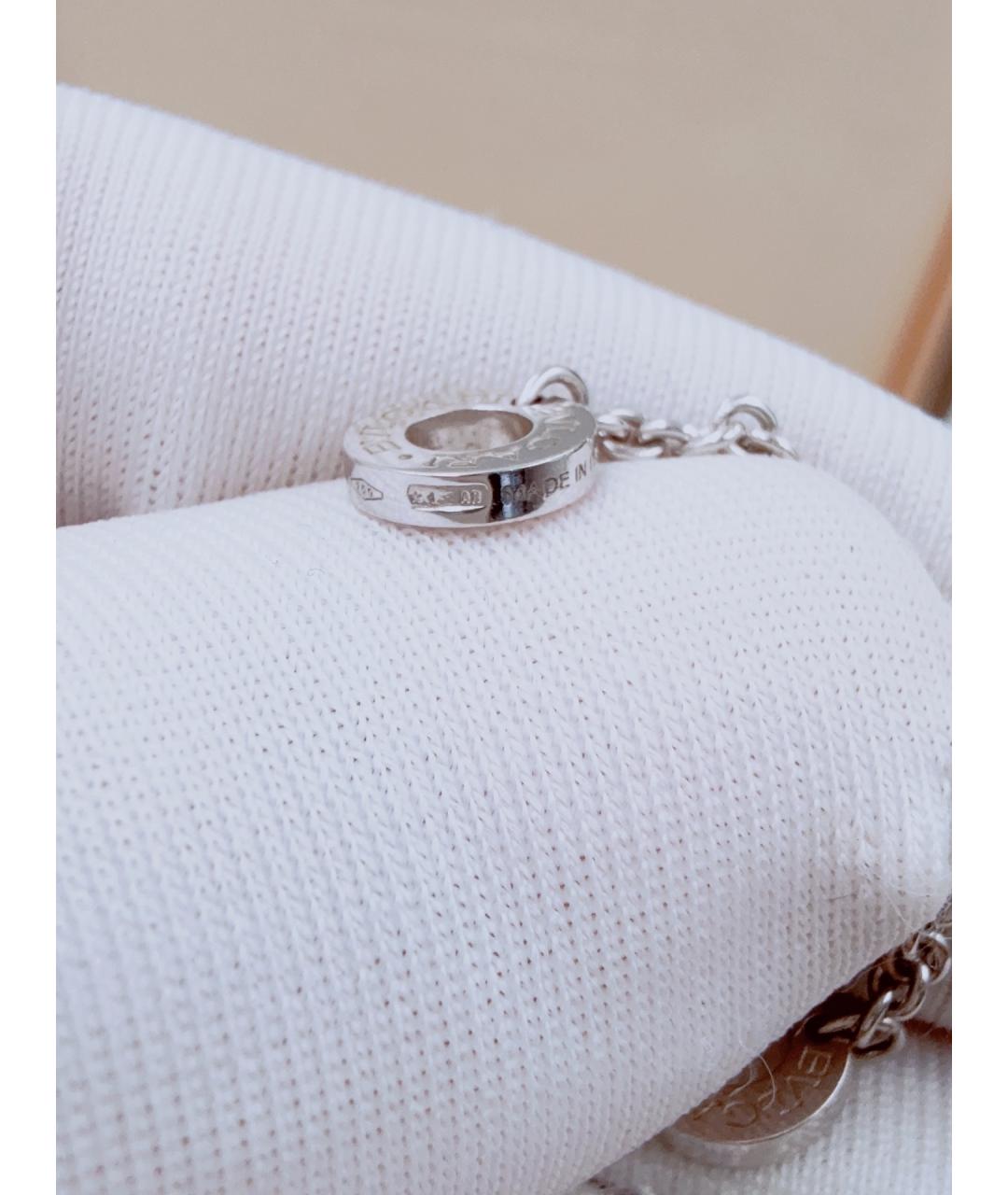 BVLGARI Серебряное колье из белого золота, фото 7