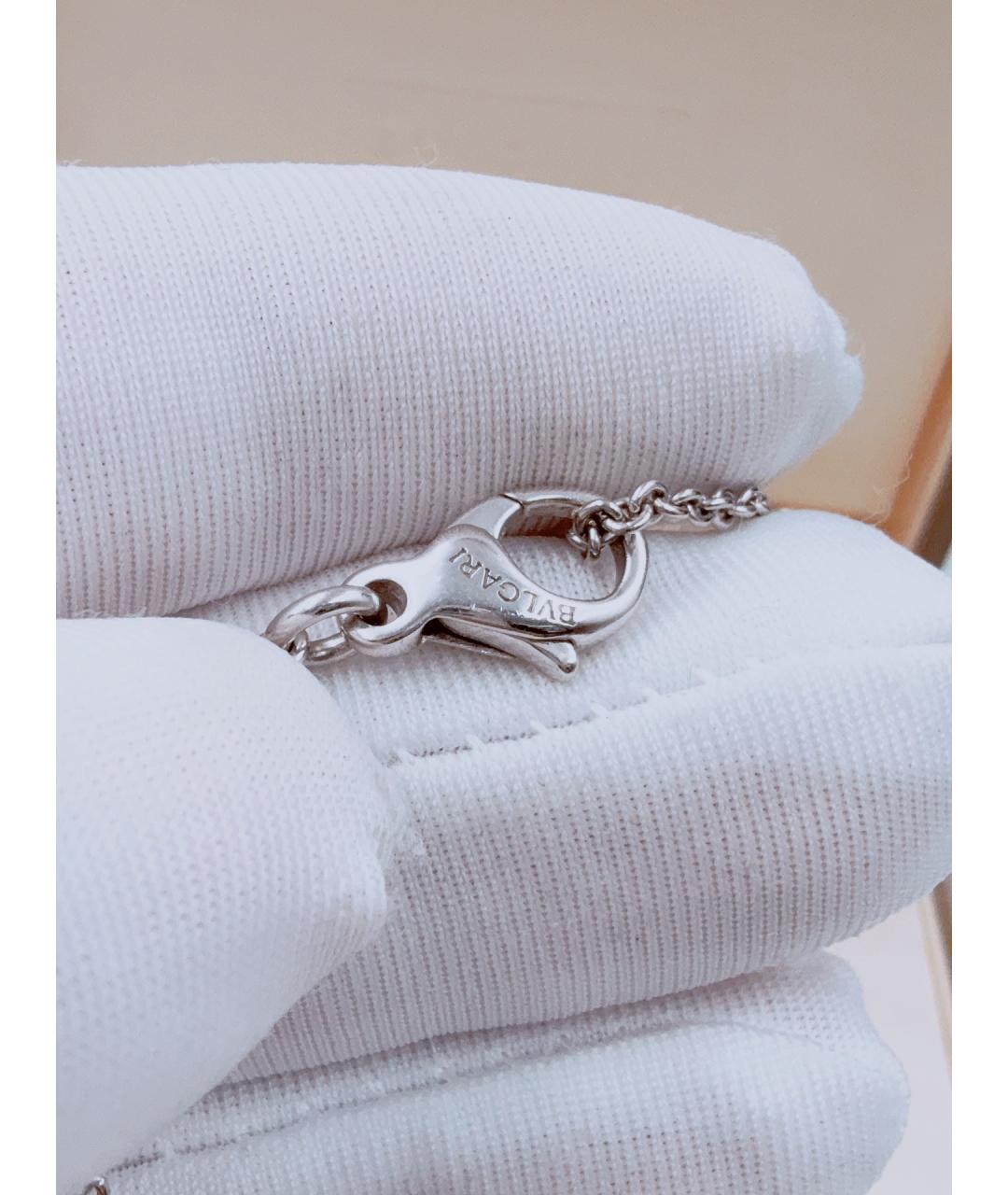 BVLGARI Серебряное колье из белого золота, фото 6