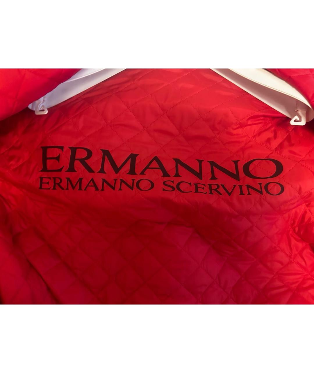 ERMANNO SCERVINO Красная полиэстеровая куртка, фото 3