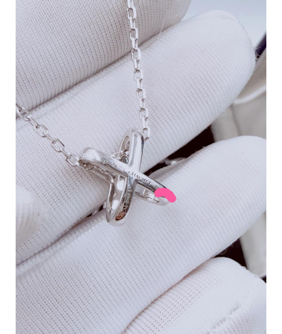 CHAUMET Серебряное колье из белого золота, фото 6
