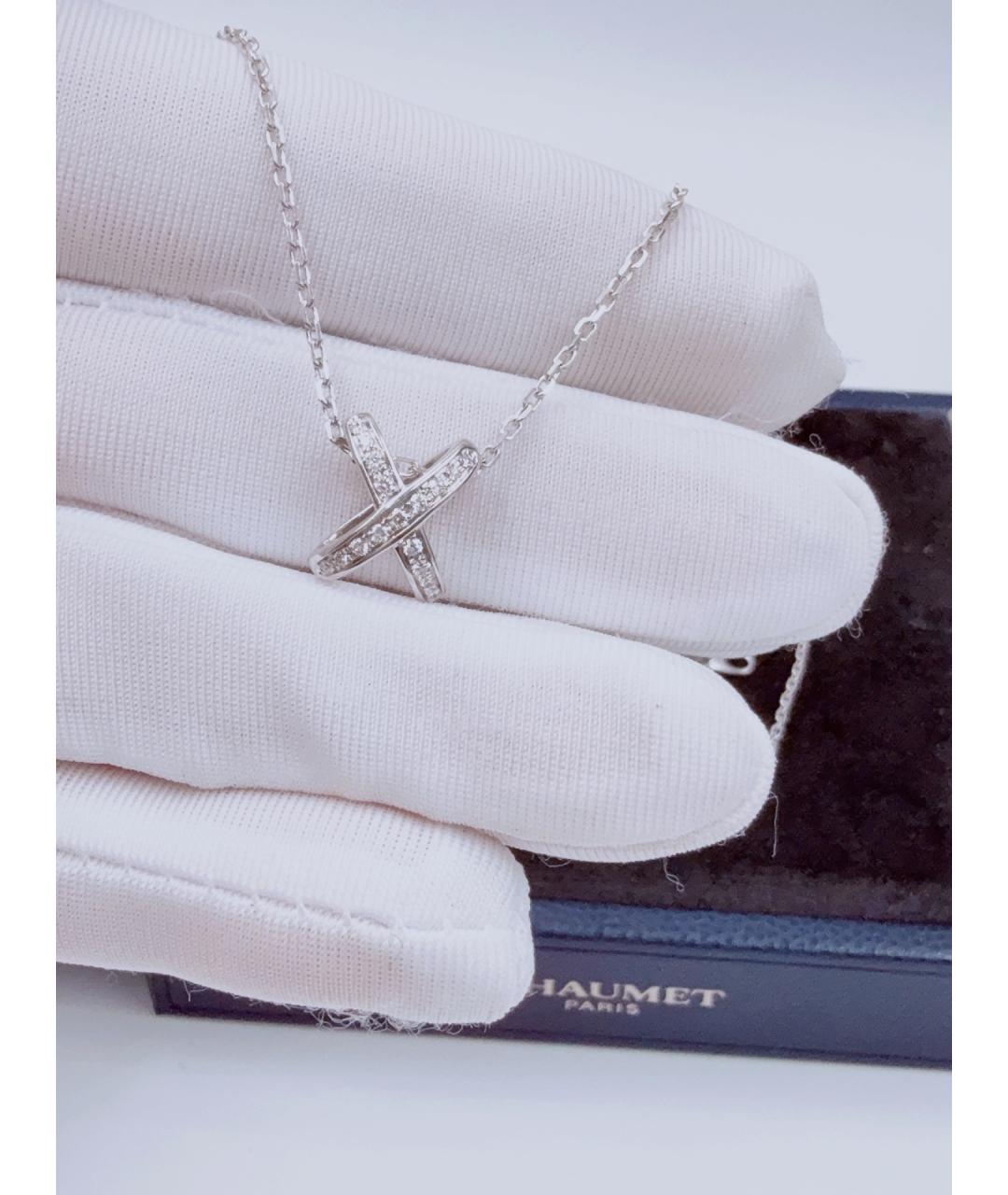 CHAUMET Серебряное колье из белого золота, фото 3