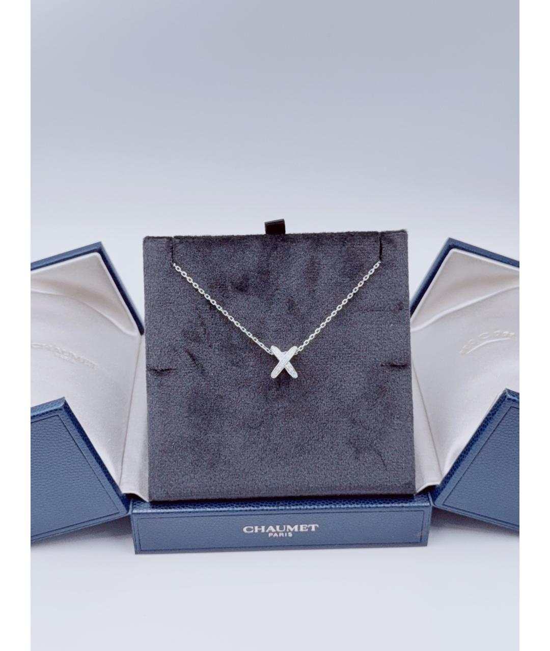 CHAUMET Серебряное колье из белого золота, фото 9