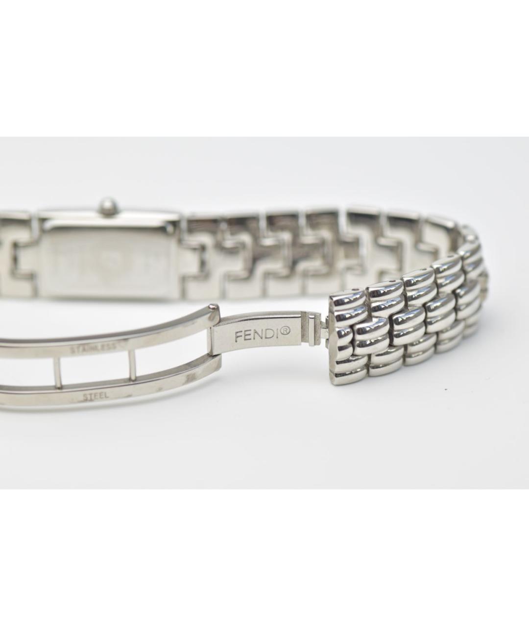 FENDI Серебряные часы, фото 6