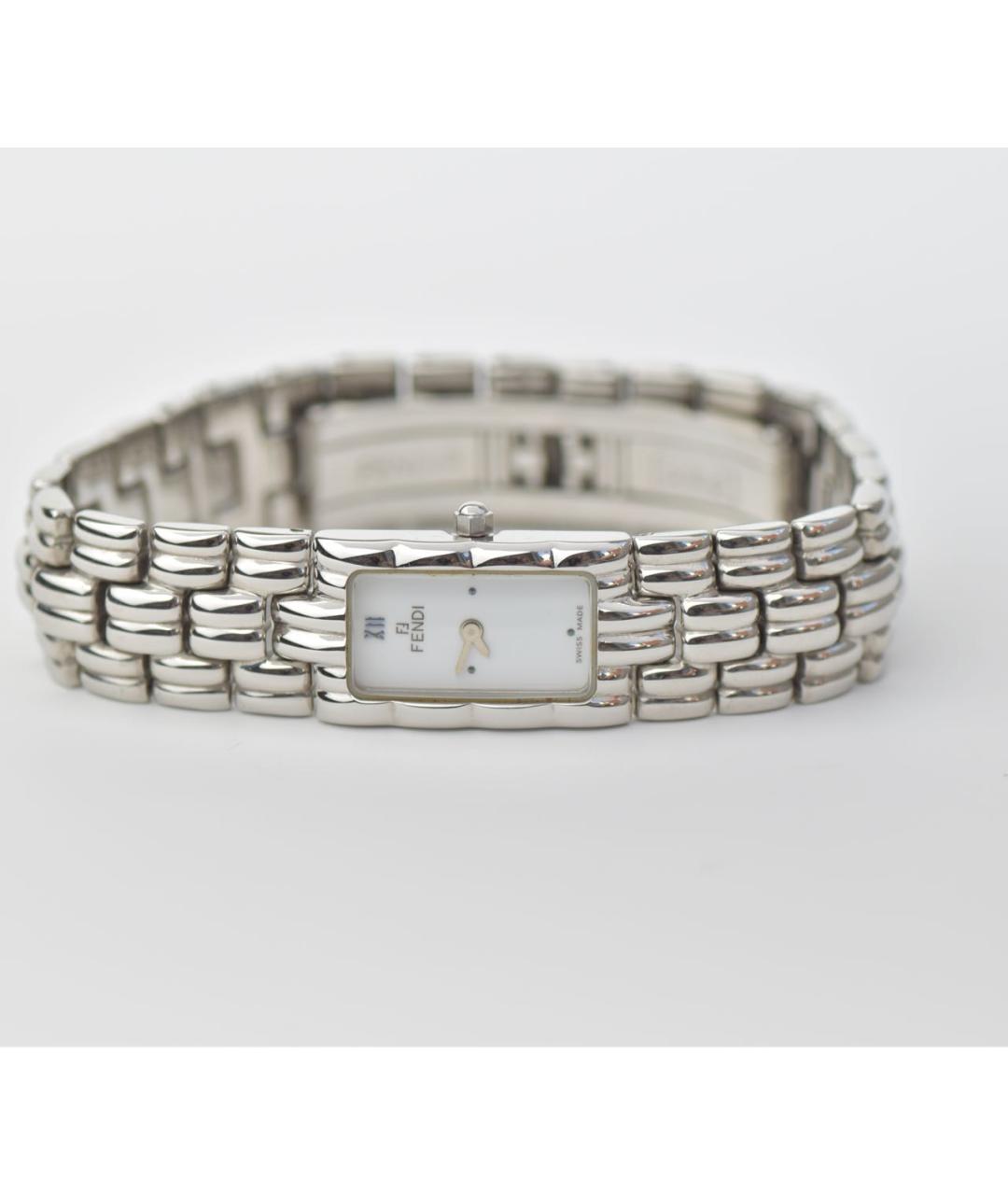 FENDI Серебряные часы, фото 8