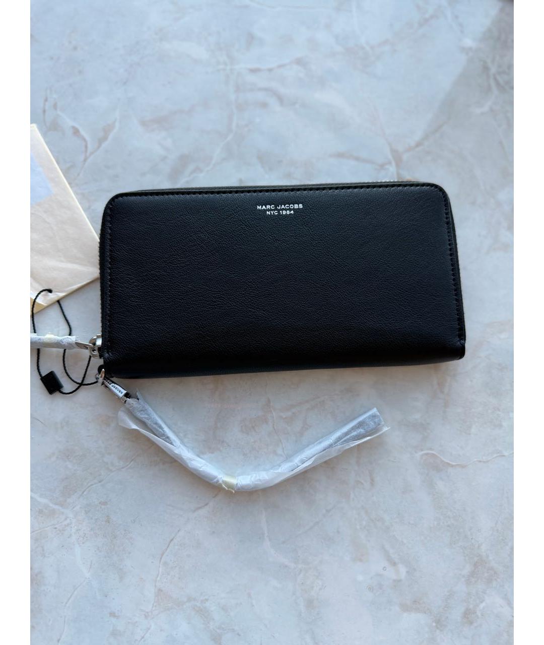 MARC JACOBS Черный кожаный кошелек, фото 6