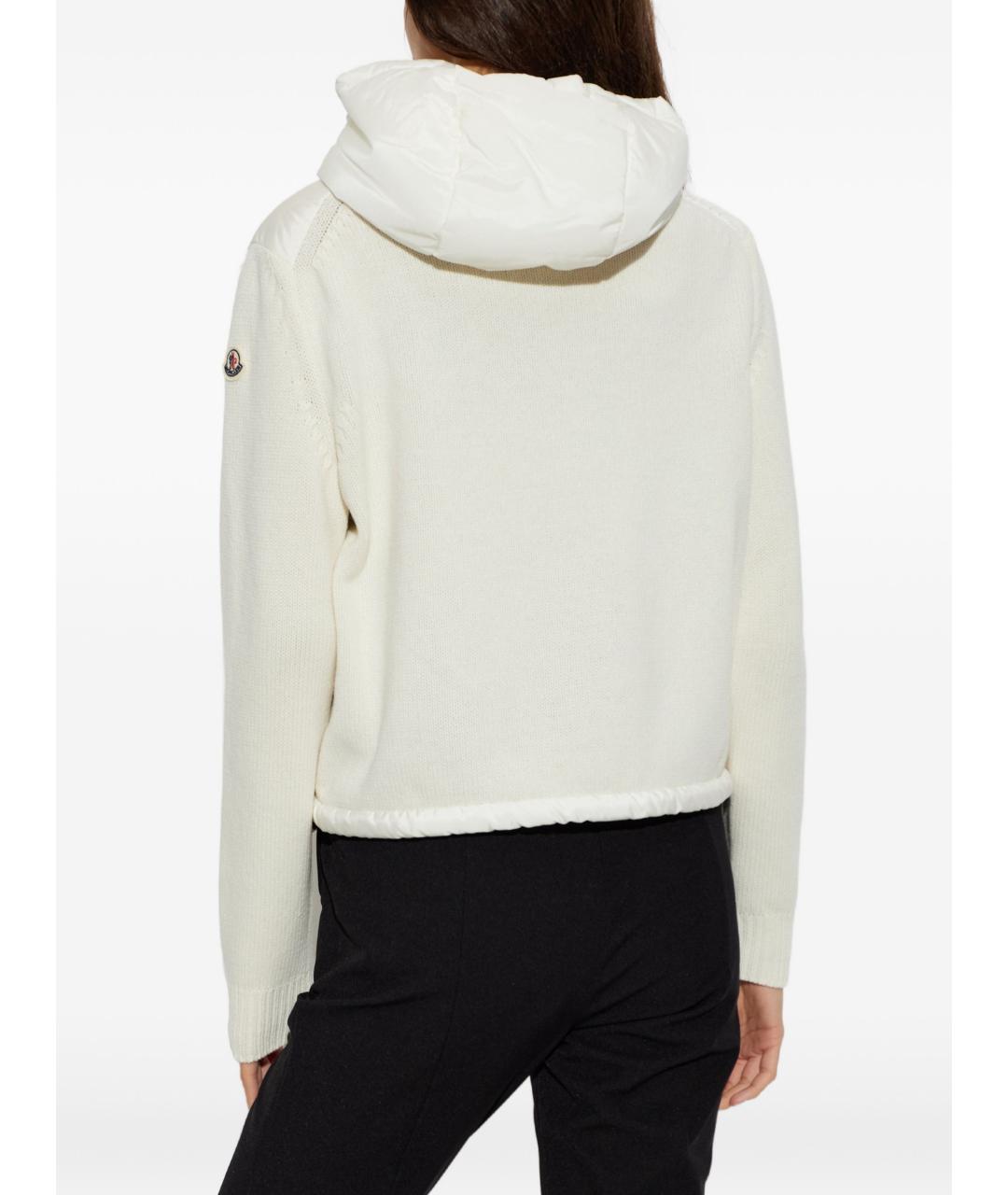 MONCLER Бежевая полиэстеровая куртка, фото 2