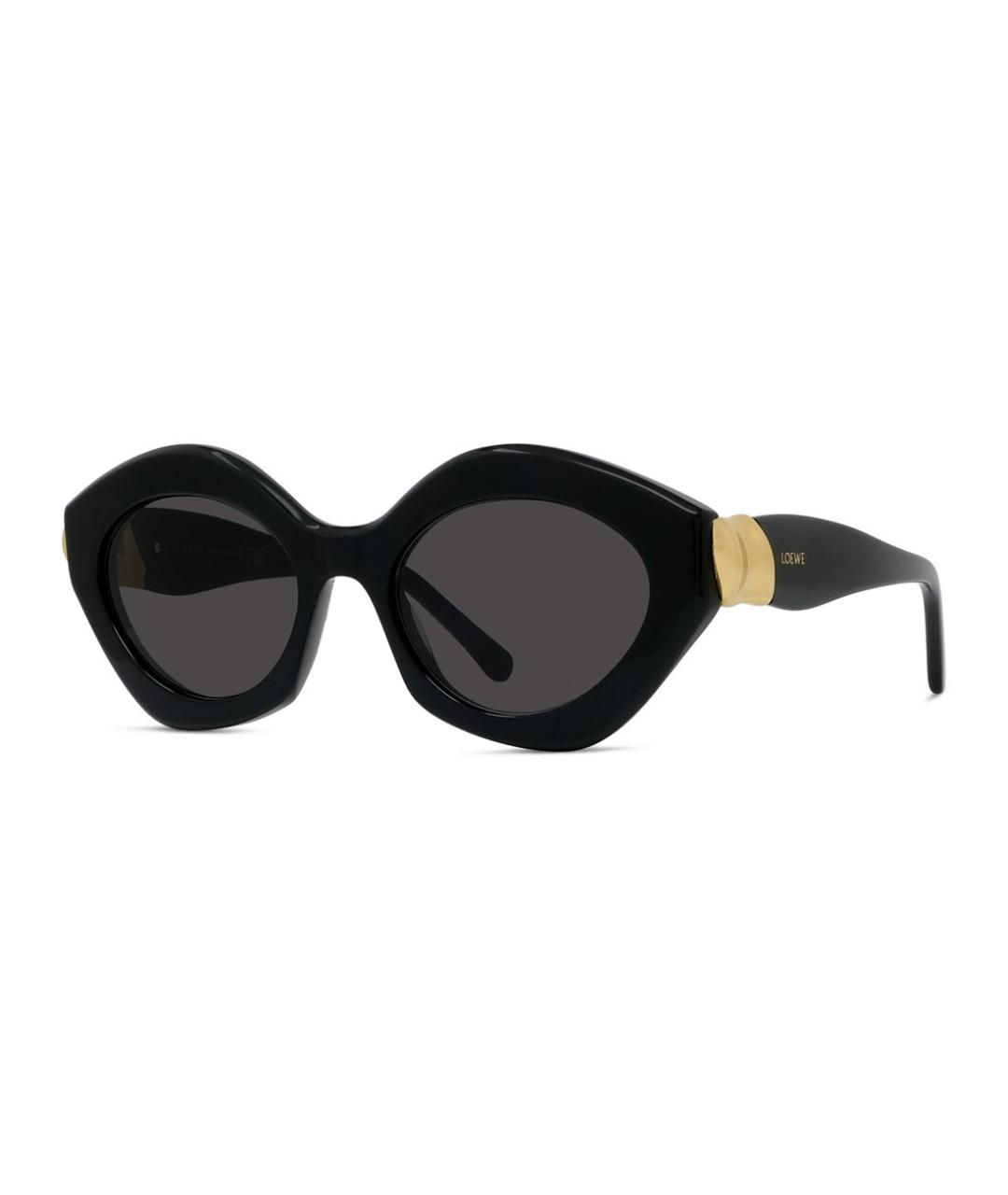 LOEWE Черные пластиковые солнцезащитные очки, фото 2