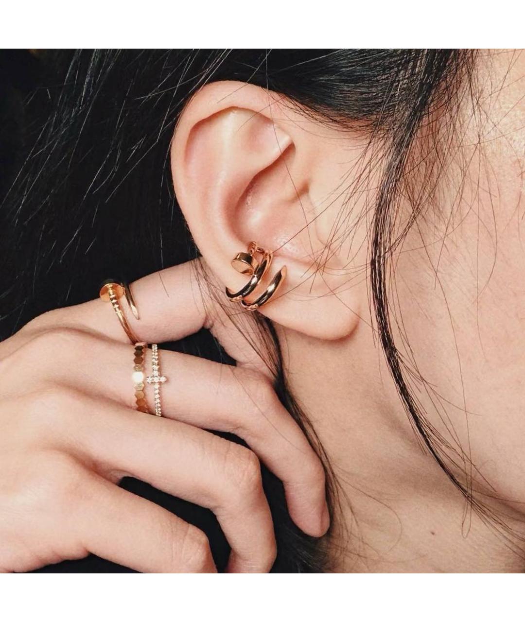 CARTIER Серьги из розового золота, фото 5