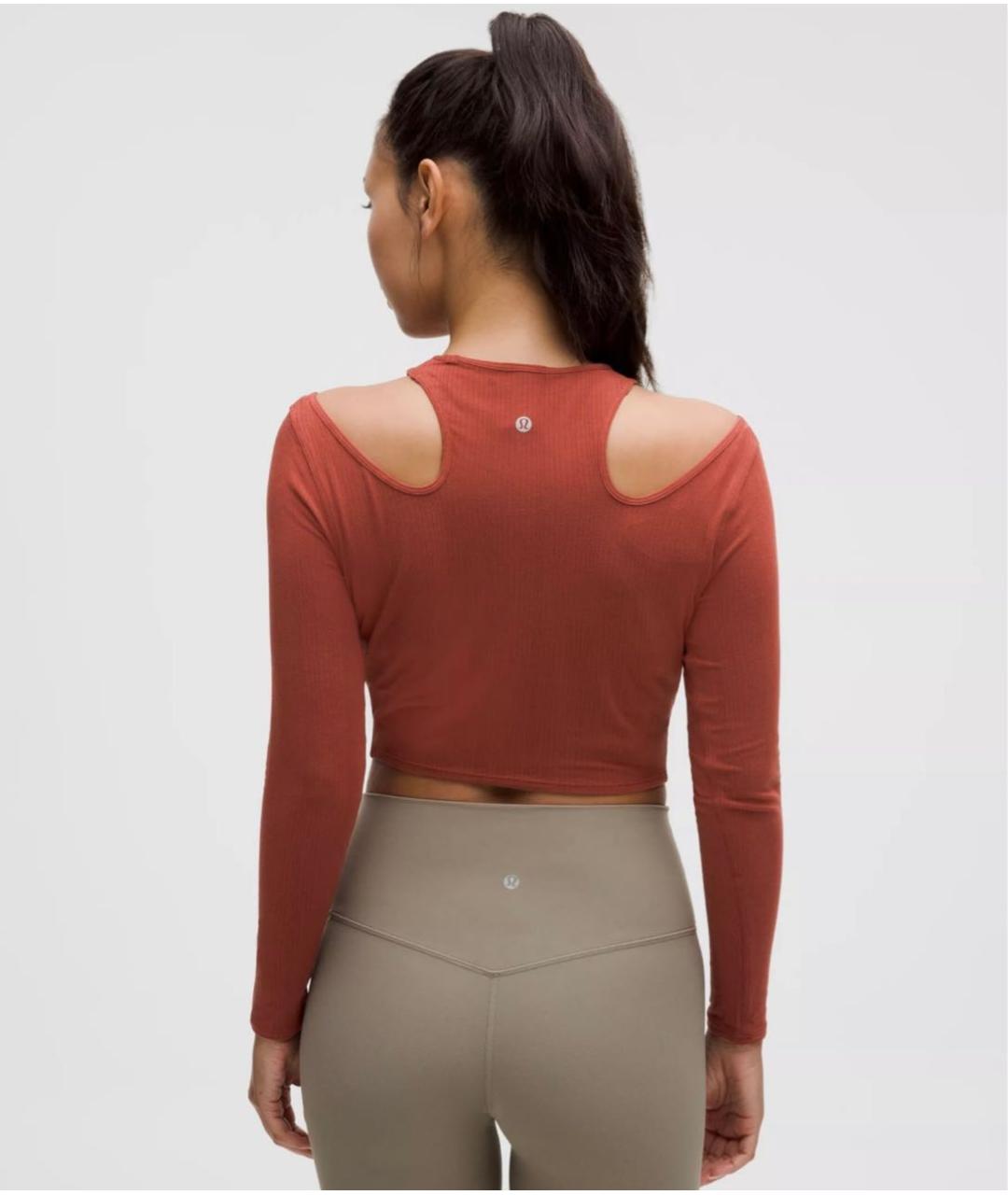 Lululemon Оранжевая модальная спортивная куртка, фото 5