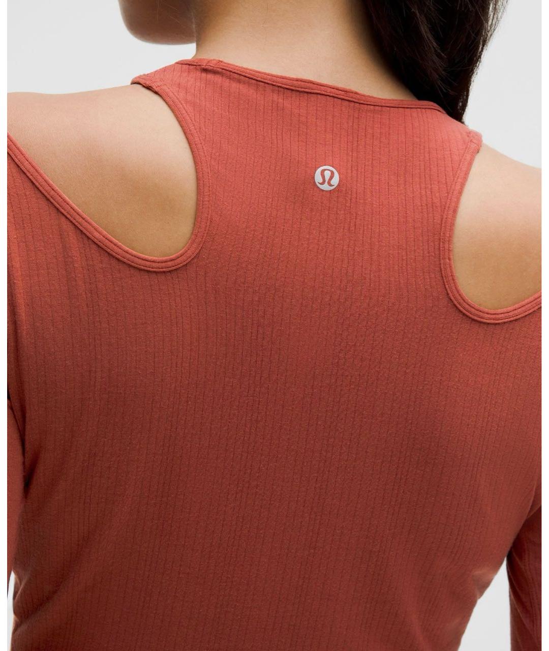Lululemon Оранжевая модальная спортивная куртка, фото 4