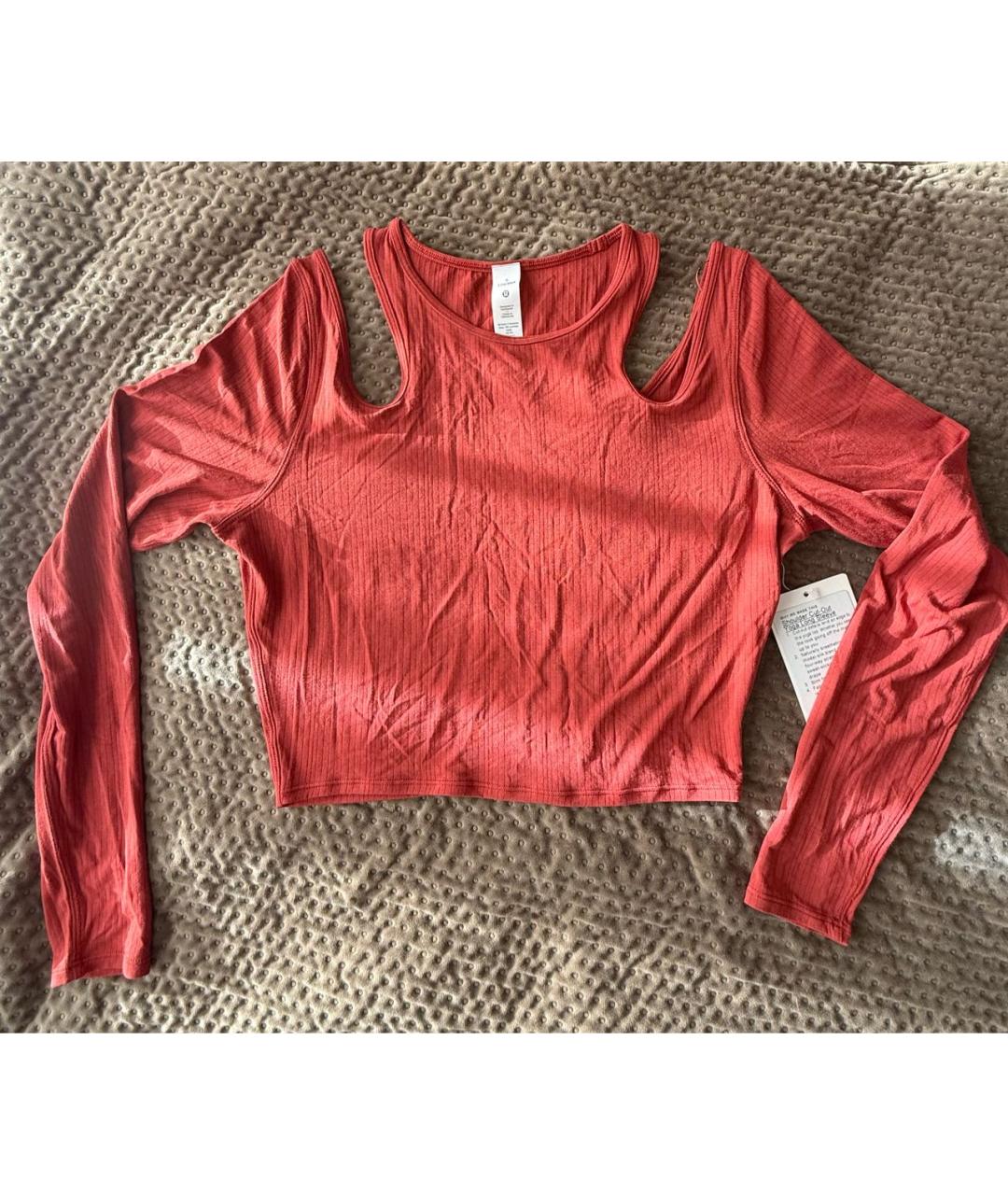 Lululemon Оранжевая модальная спортивная куртка, фото 7