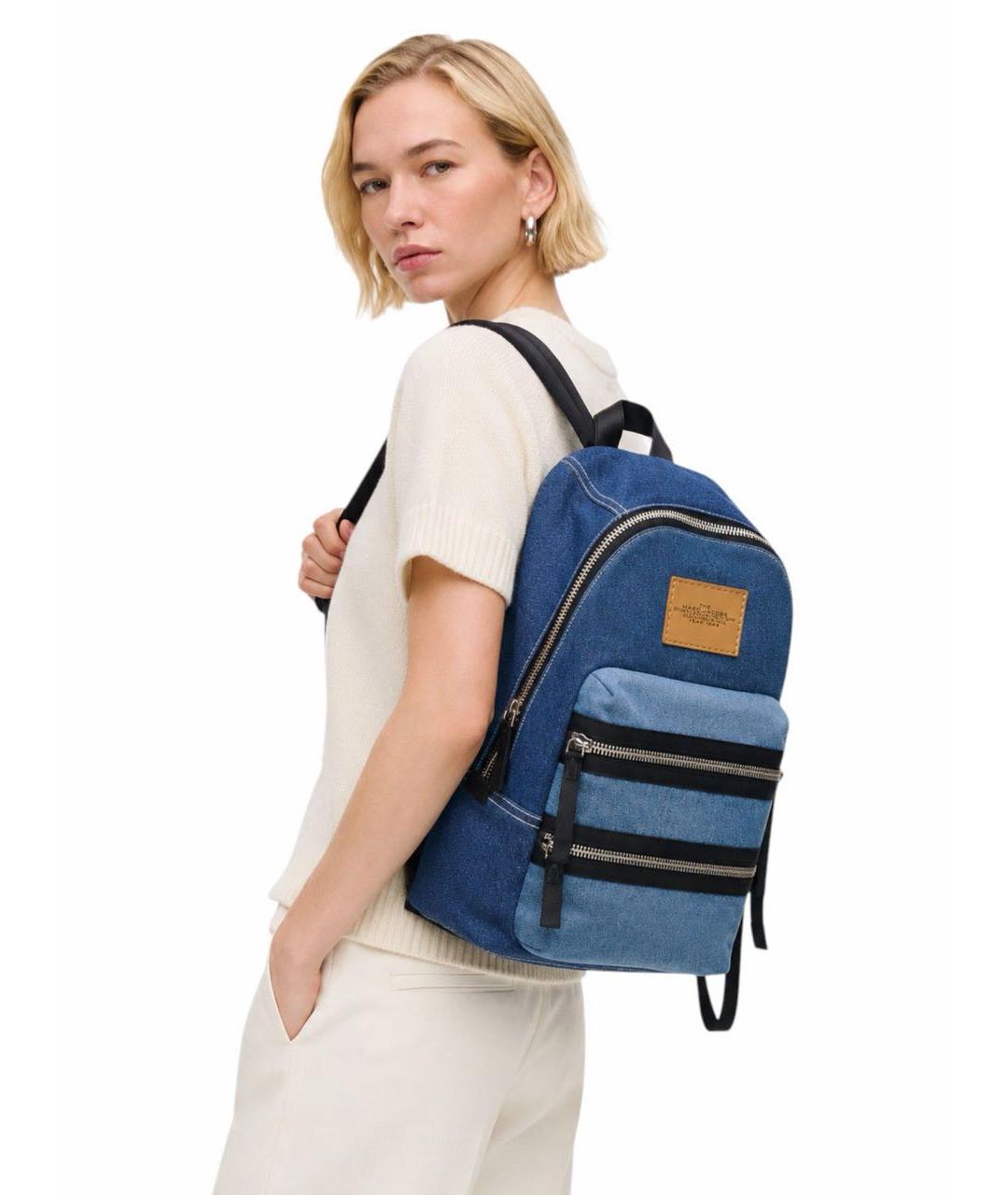 MARC JACOBS Синий деним рюкзак, фото 5
