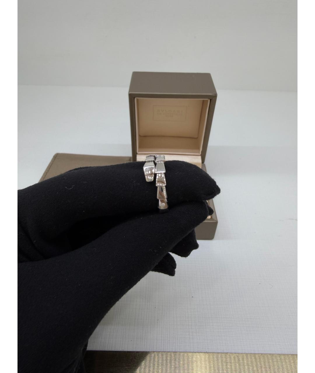 BVLGARI Серебряное кольцо из белого золота, фото 2