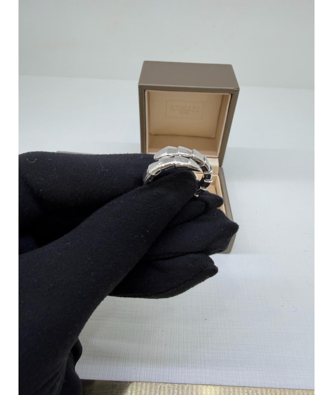 BVLGARI Серебряное кольцо из белого золота, фото 3