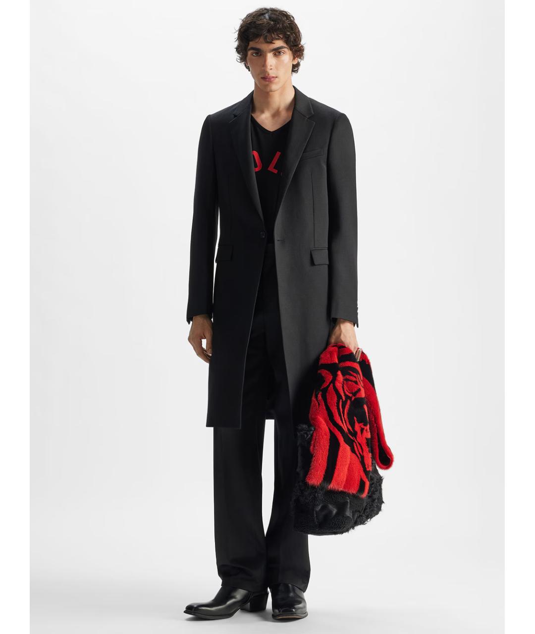 FENDI Черная хлопковая футболка, фото 2