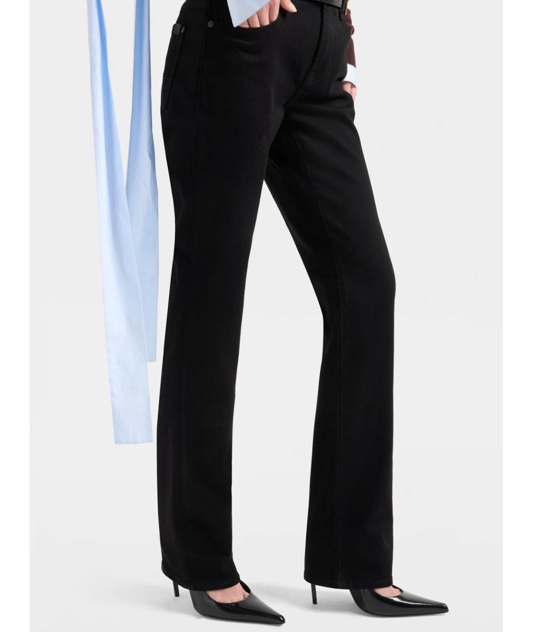7 FOR ALL MANKIND Хлопковые прямые джинсы, фото 6