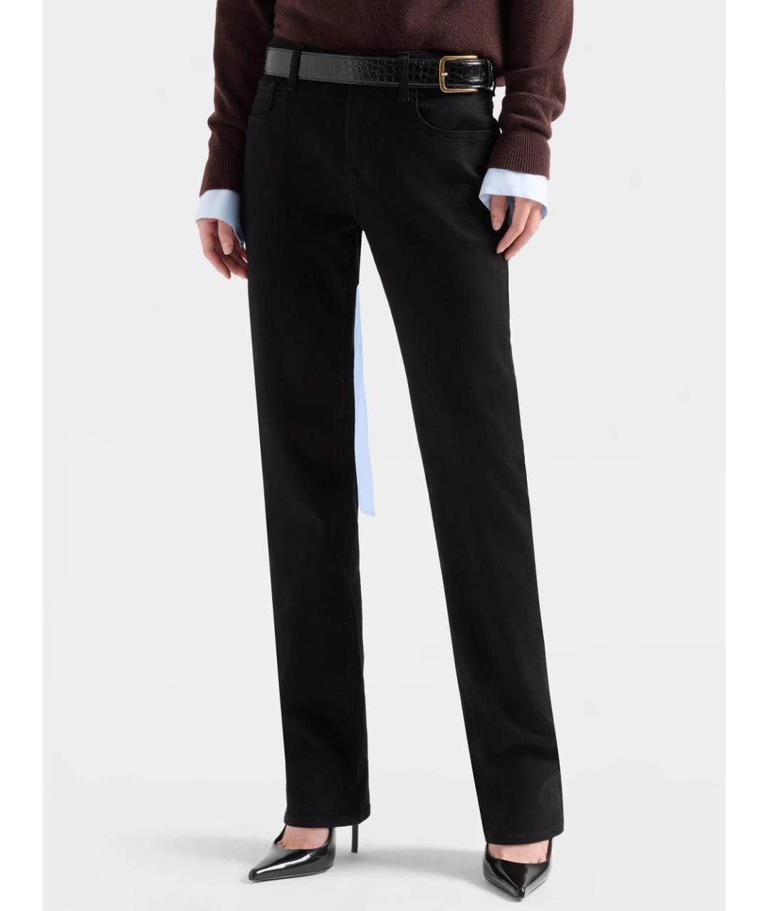 7 FOR ALL MANKIND Хлопковые прямые джинсы, фото 3