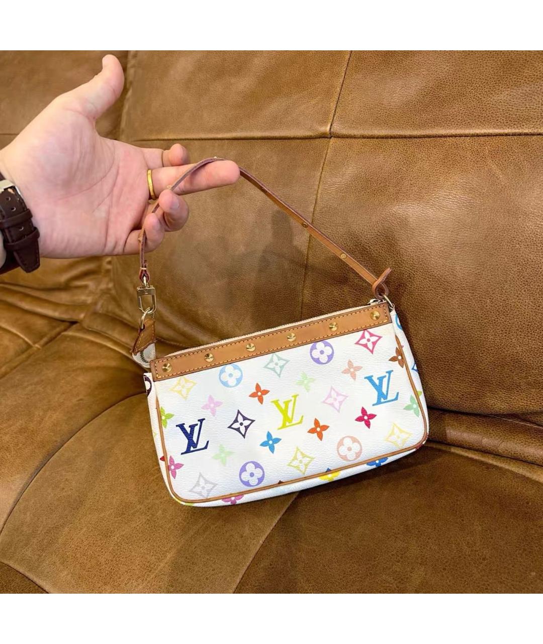 LOUIS VUITTON Мульти кожаная сумка с короткими ручками, фото 7