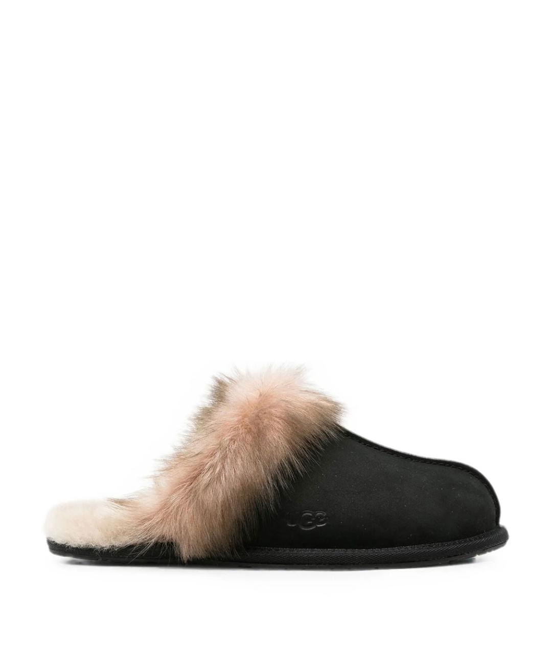 UGG Черные кожаные сабо, фото 1