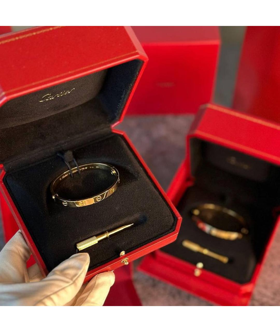 CARTIER Золотой браслет из желтого золота, фото 5