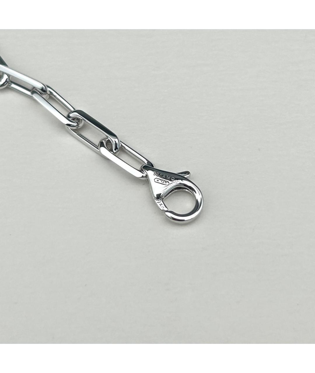 CARTIER Серебряное колье из белого золота, фото 5