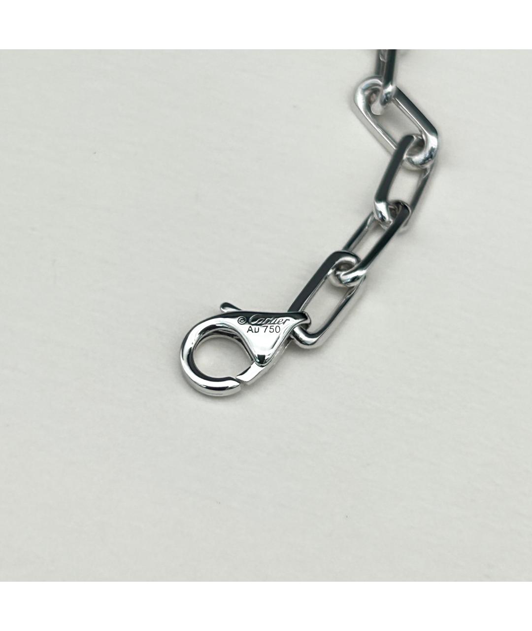 CARTIER Серебряное колье из белого золота, фото 4
