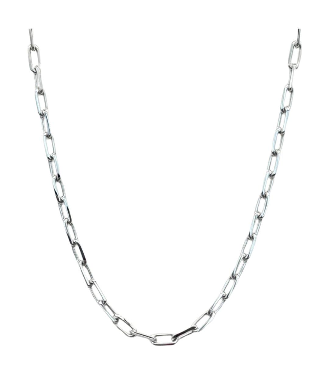 CARTIER Серебряное колье из белого золота, фото 1