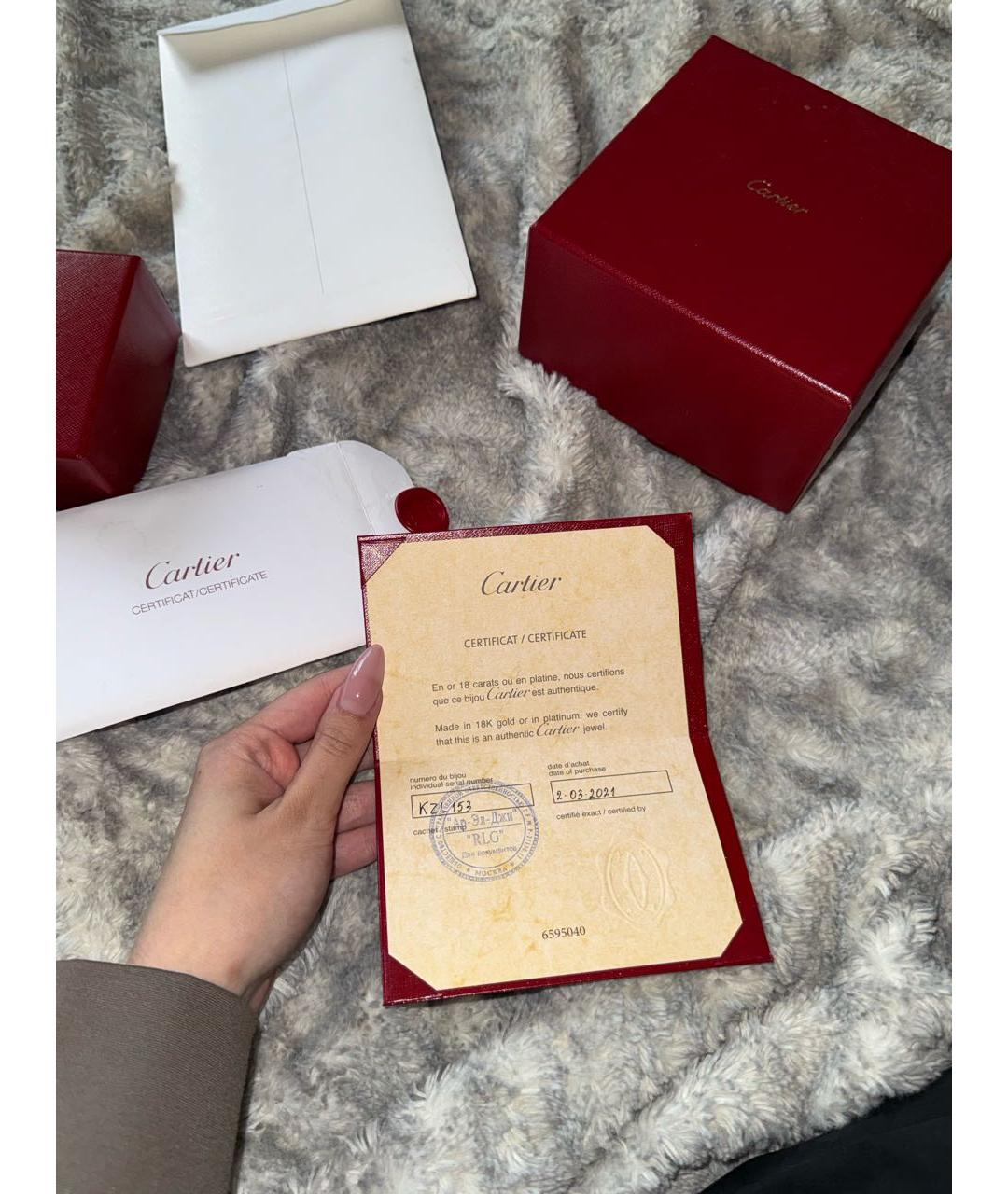 CARTIER Золотой браслет из розового золота, фото 3