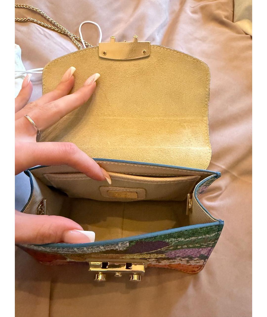 FURLA Мульти кожаная сумка через плечо, фото 2