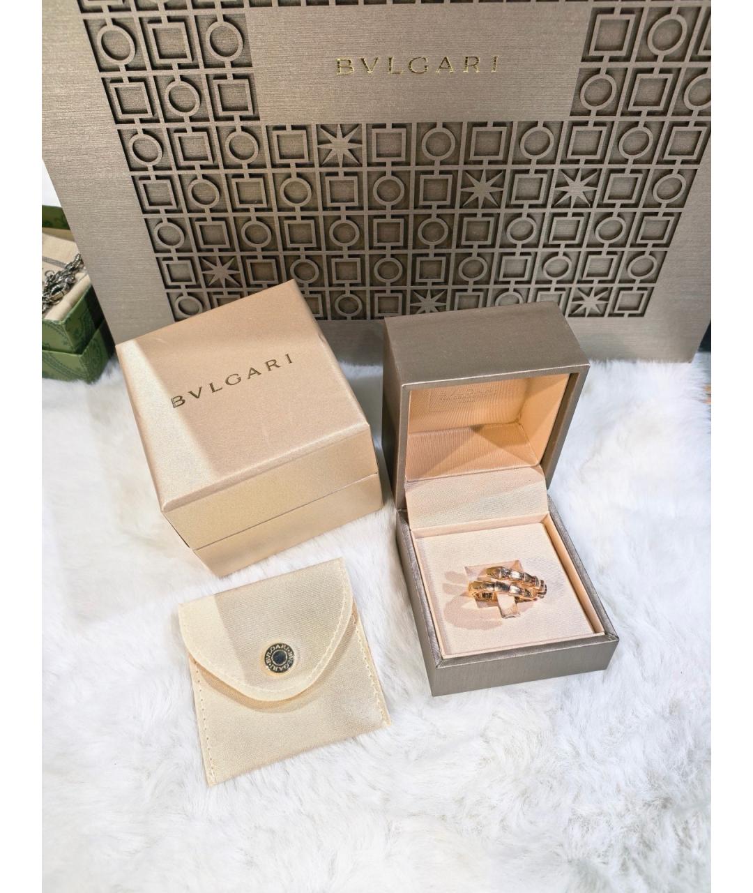 BVLGARI Золотое кольцо из розового золота, фото 2