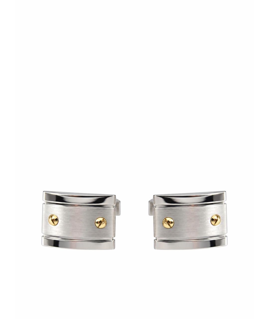 CARTIER Серые серебряные запонки, фото 1