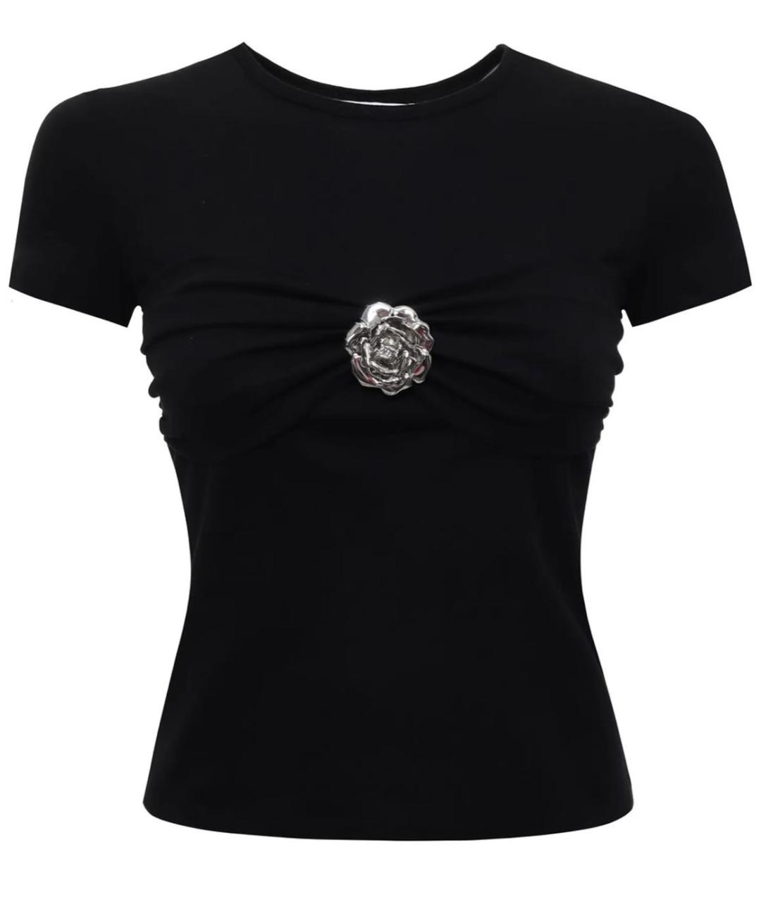 BLUMARINE Черная футболка, фото 1