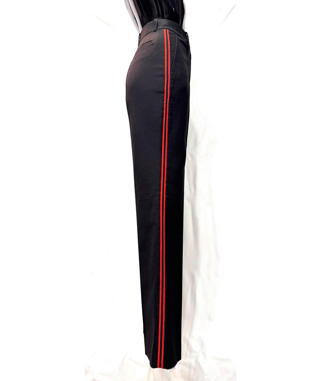 GIVENCHY Черные шерстяные прямые брюки, фото 2