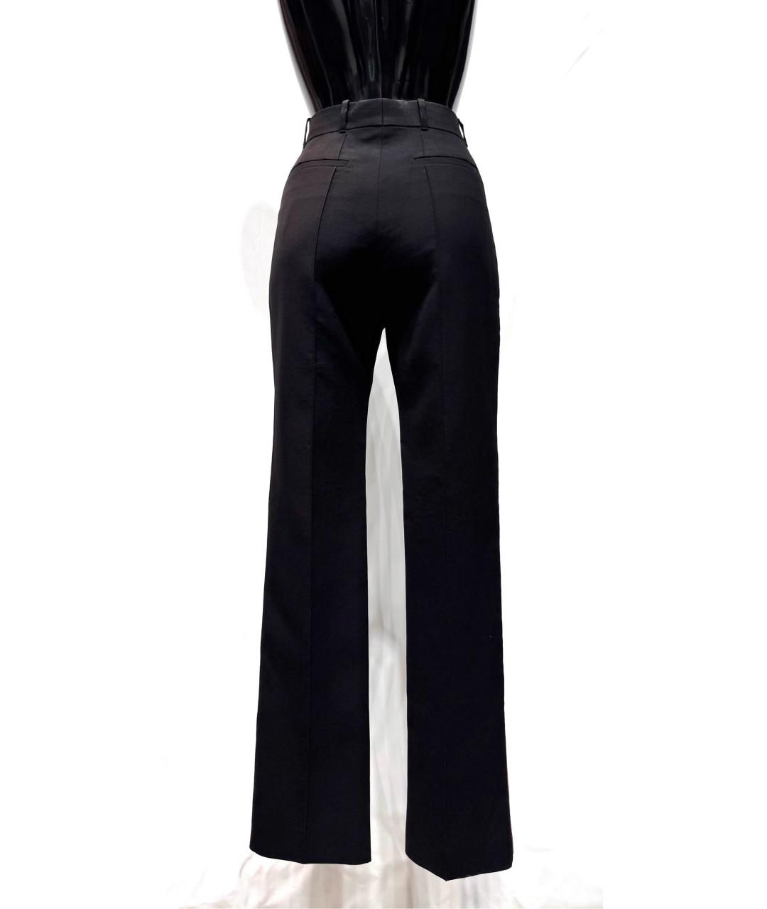 GIVENCHY Черные шерстяные прямые брюки, фото 7