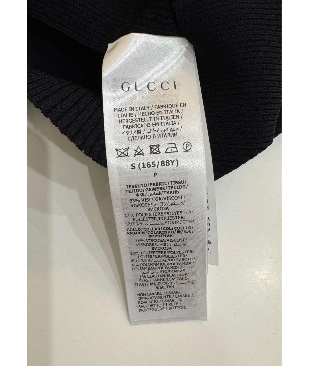 GUCCI Черный джемпер / свитер, фото 4