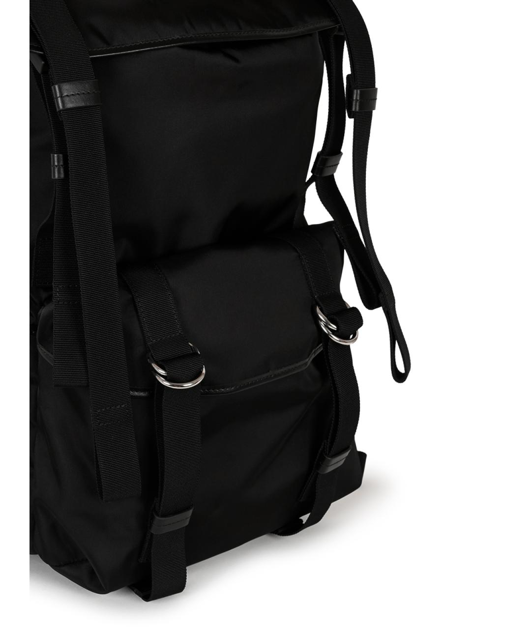 MAISON MARGIELA Черный синтетический рюкзак, фото 4