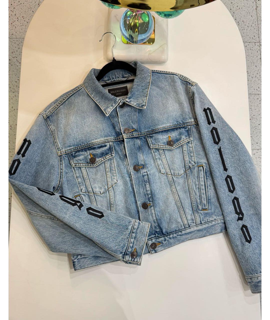 BALENCIAGA Голубая куртка, фото 6