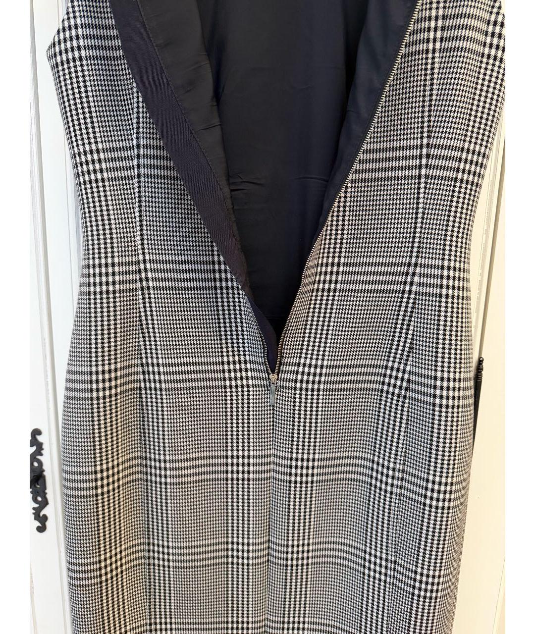HUGO BOSS Черное полиэстеровое повседневное платье, фото 3