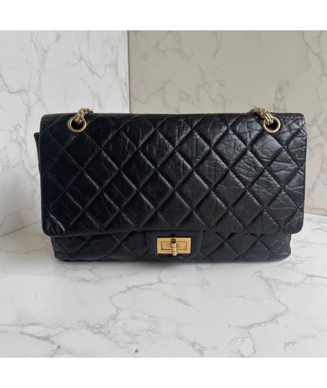 CHANEL Черная кожаная сумка через плечо, фото 8