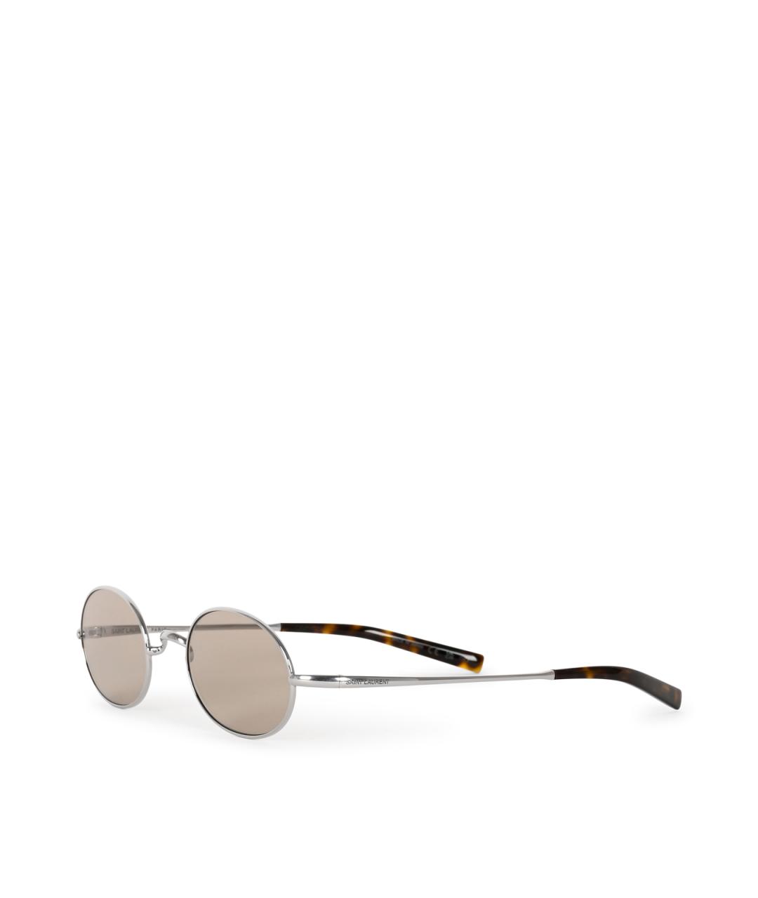 SAINT LAURENT Серебряные солнцезащитные очки, фото 4