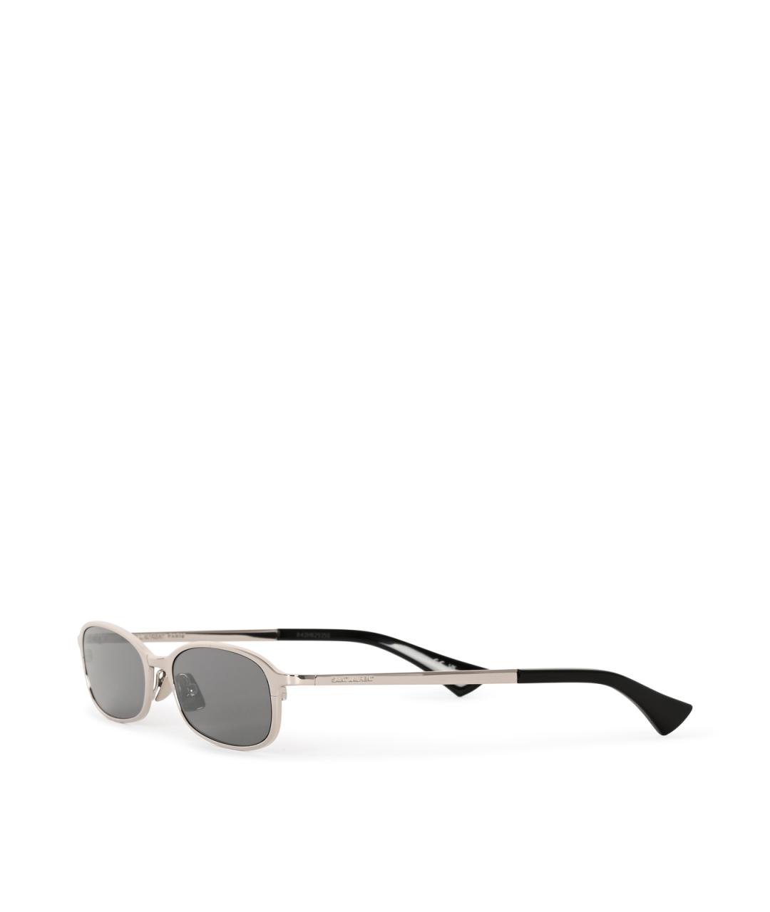SAINT LAURENT Серебряные солнцезащитные очки, фото 3