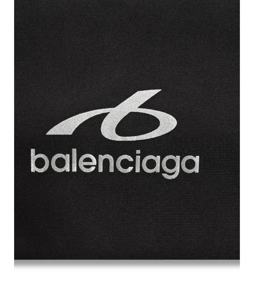 BALENCIAGA Черная синтетическая повязка на голову, фото 3