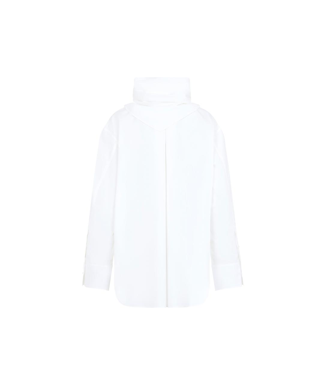 Carven Белая хлопковая рубашка, фото 2
