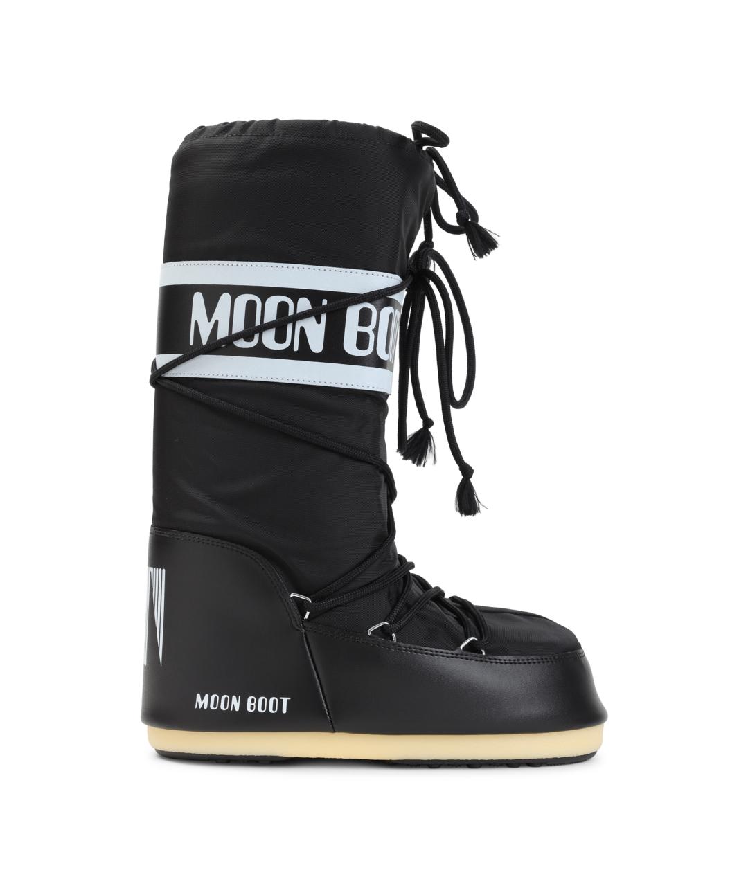 MOON BOOT Черные синтетические сапоги, фото 5