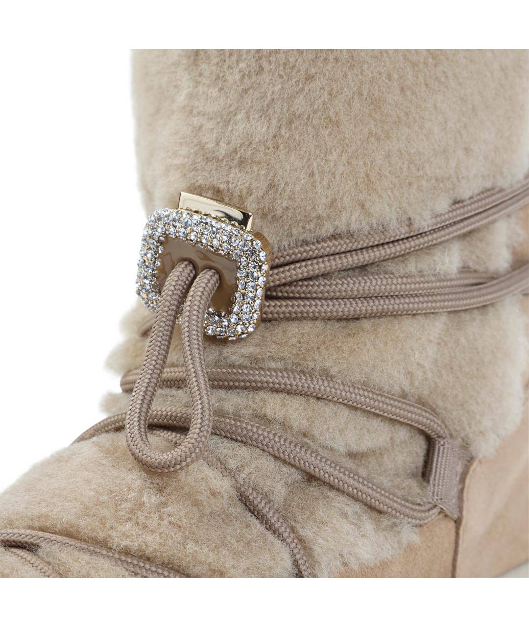 ROGER VIVIER Бежевые замшевые ботинки, фото 3