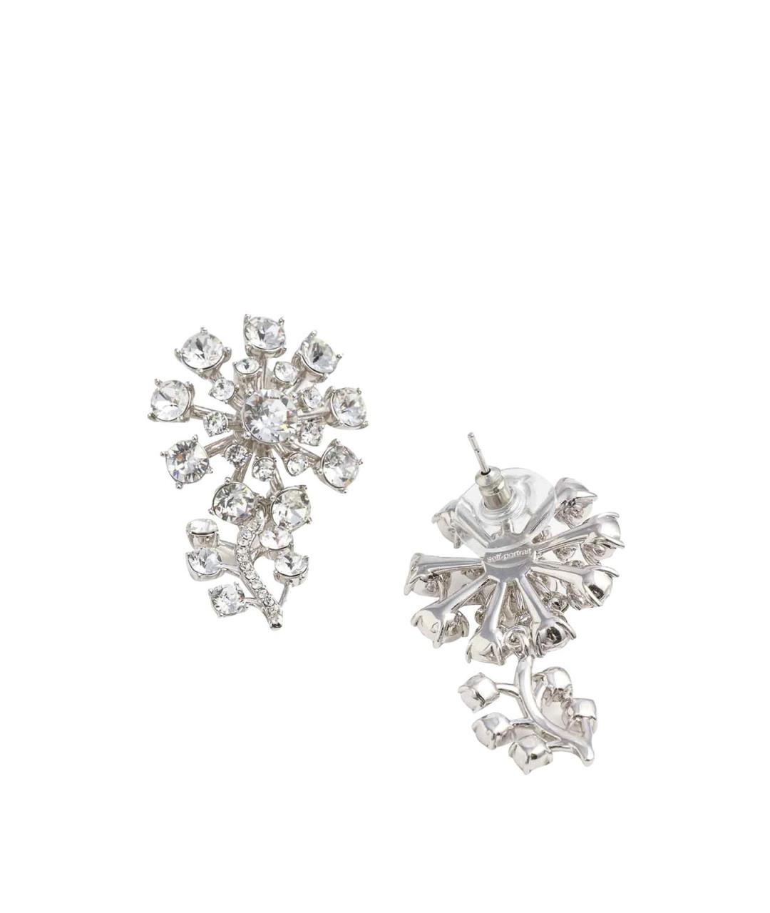 SELF-PORTRAIT Серебряные металлические серьги, фото 2