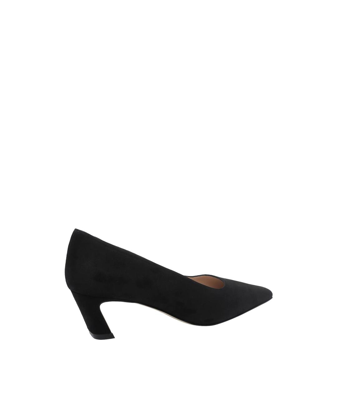 STUART WEITZMAN Черные замшевые туфли, фото 3